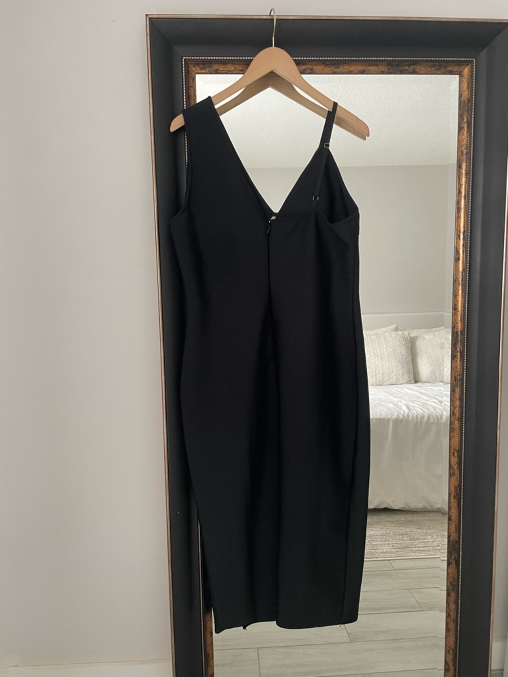 Fashion Nova Elsa Bandage Midi Dress - Black - Picture 7 of 9